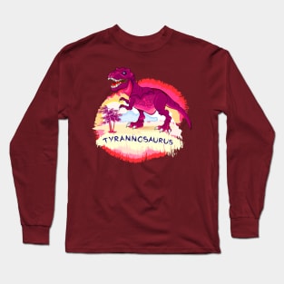 Illustration of tyrannosaurus Long Sleeve T-Shirt